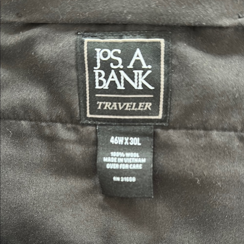 Jos. A. Bank Navy Blue Traveler Pants - 46 x 30